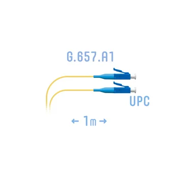 Шнур монтажный оптический LC/UPC SM G.657.A1 1 метр